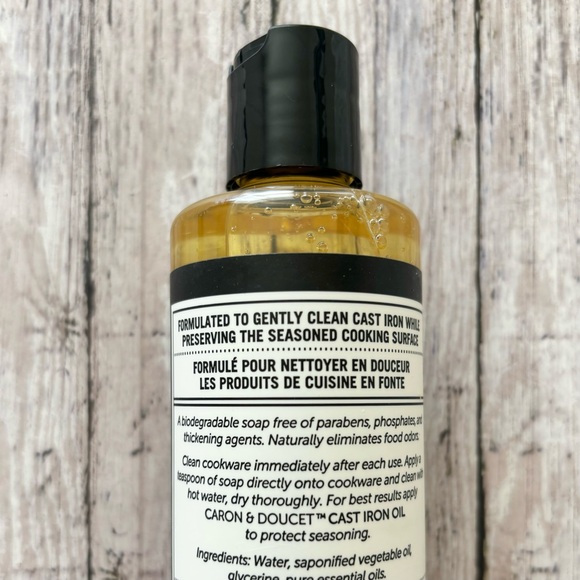 Caron & Doucet Cuisine Cast Iron Soap 100% Natural Paraben Free NEW - Picture 5 of 7